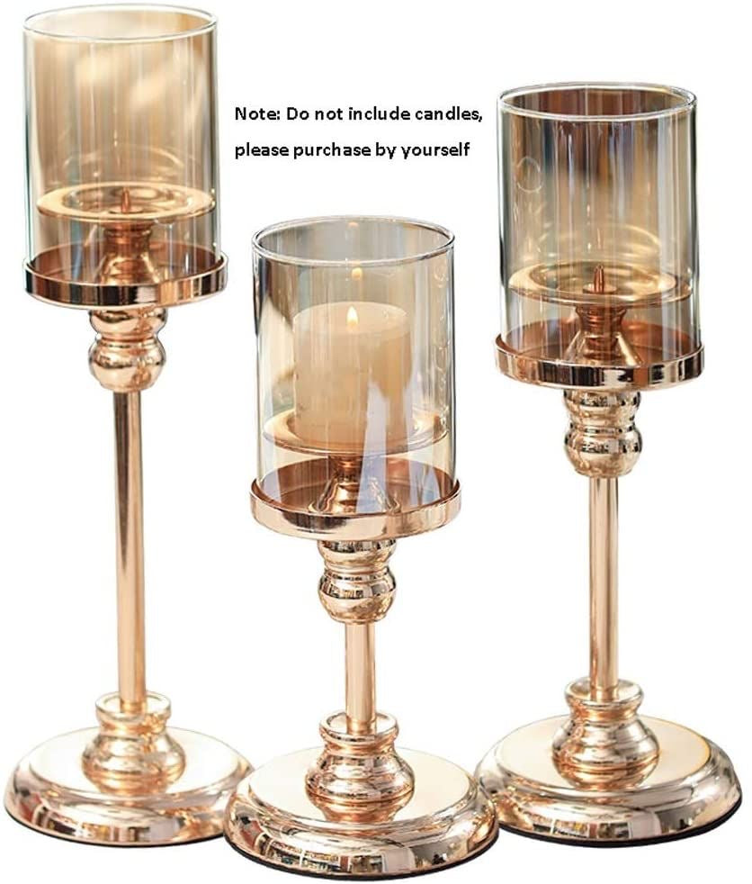 Set of Three Victorian Inspired Candle Holder Stand