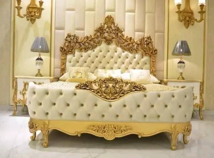 Gold Crème Bridal Set with Dressing and 2 Side Tables