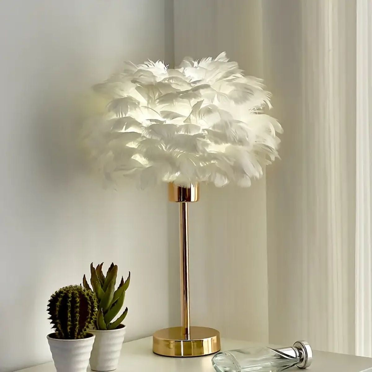 Feather Lamp