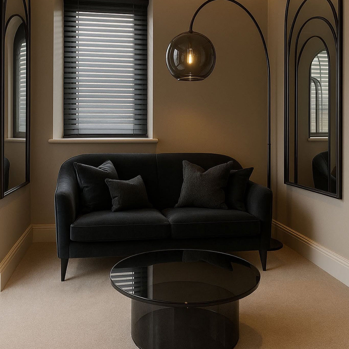 Midnight Noir Sofa | Makes Your Space Sleek