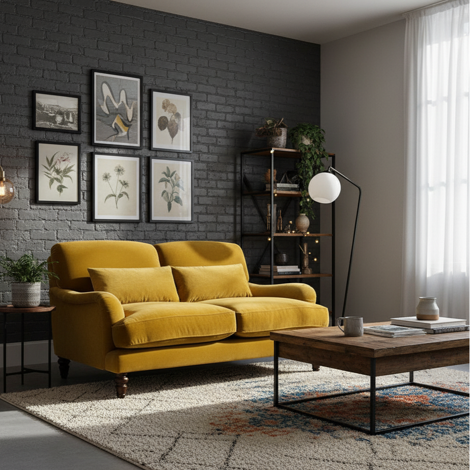 Camel Charm Sofa | Comfort & Style In One