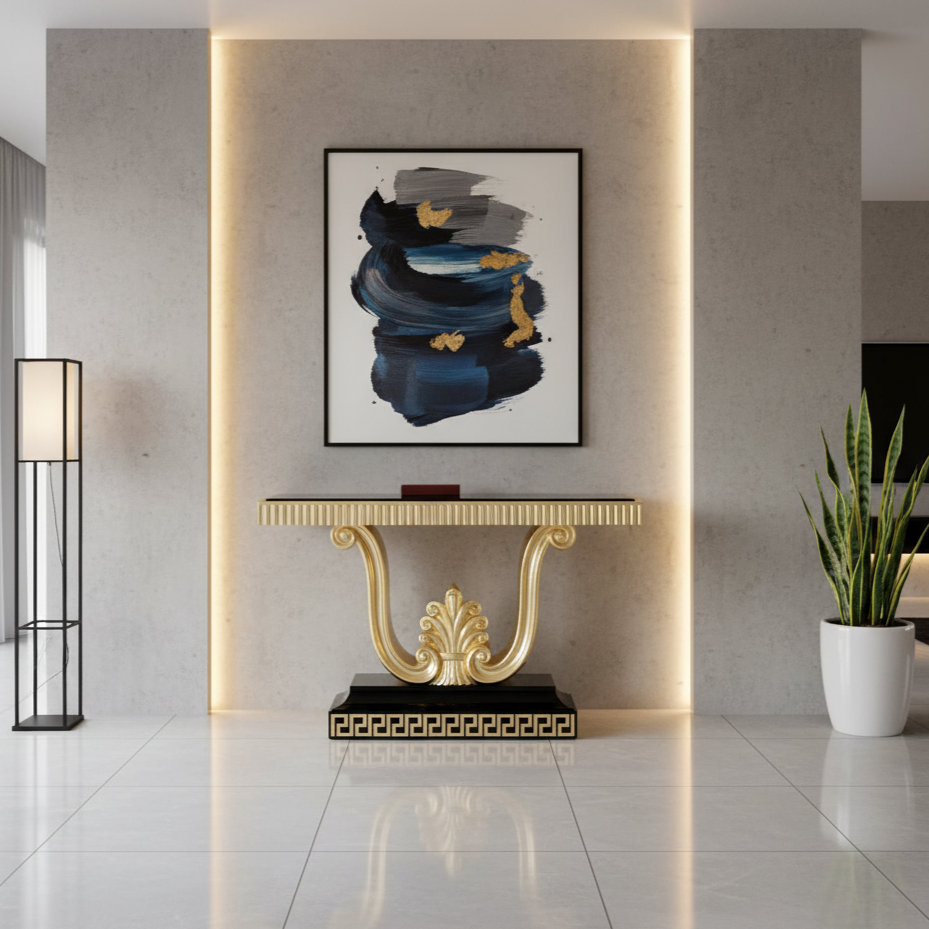 Imperial Curve Console Table | Brings High End Glamour Home