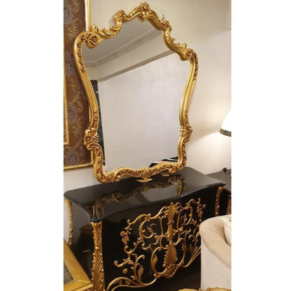 Golden-Beige Bridal Bed-Set With Dressing & 2 Side-Tables | For Newly Weds