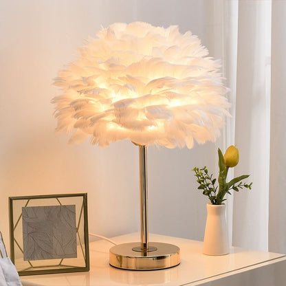 Feather Lamp | Add A Soft Glow