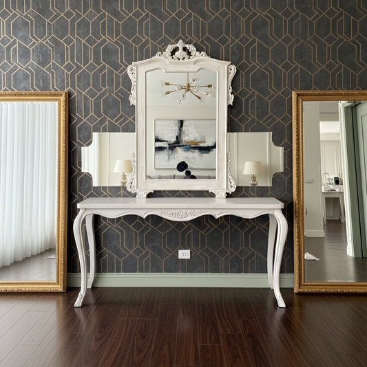 Milky White Console | Your Entryway Aesthetic