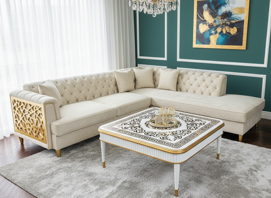 Modular Sofa Set 6 Seater | Perfectly Fills A Large Space